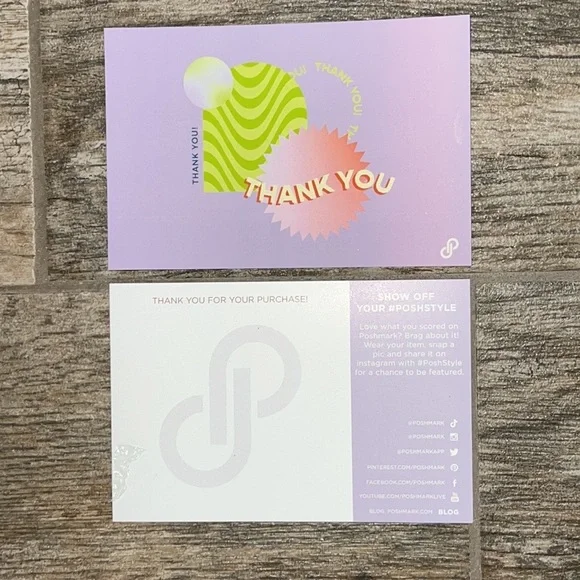 Poshmark Branded Tissue Paper NWOT - Picture 8 of 9